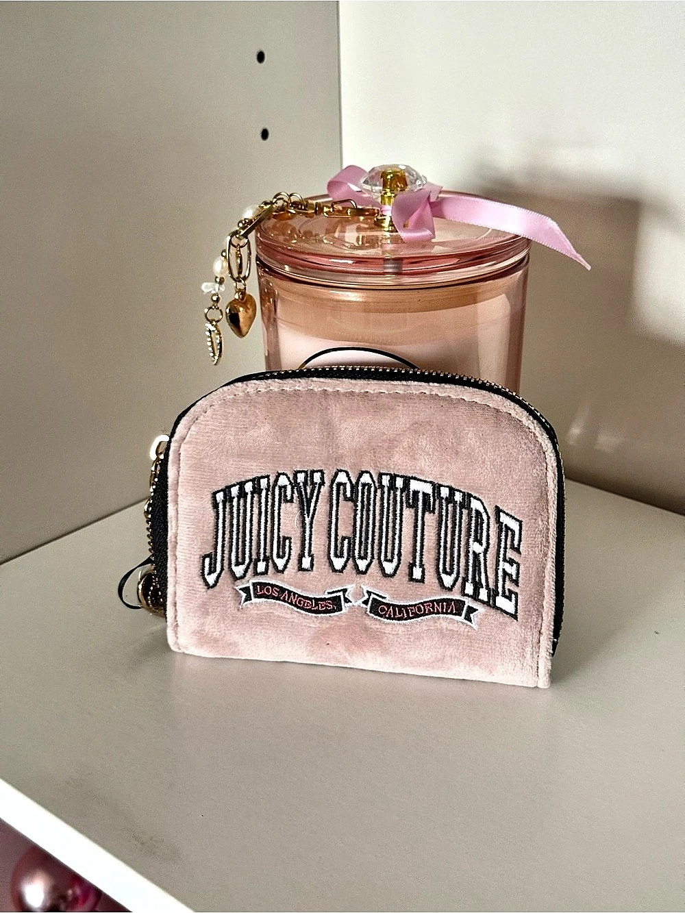 Juicy Couture Pink & Brown Wallet NWT